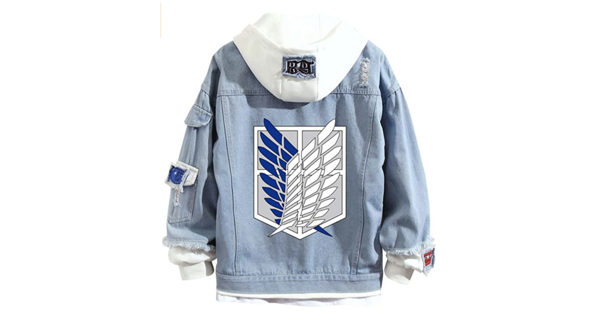 Veste denim Ailes de la liberté - VÊTEMENTS/SWEATS - HakiJap